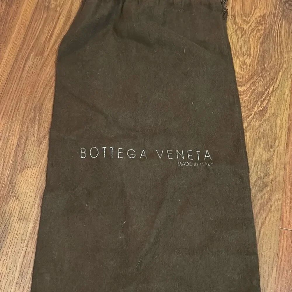 Bottega Vaneta brown felt dust bag shoe bag